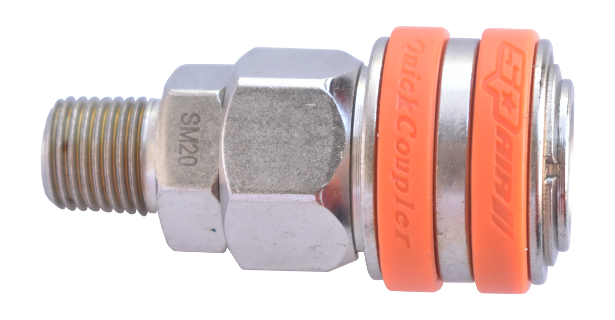 SP Tools Nitto Style 1/2 Male Thread Coupler Carded SM40C