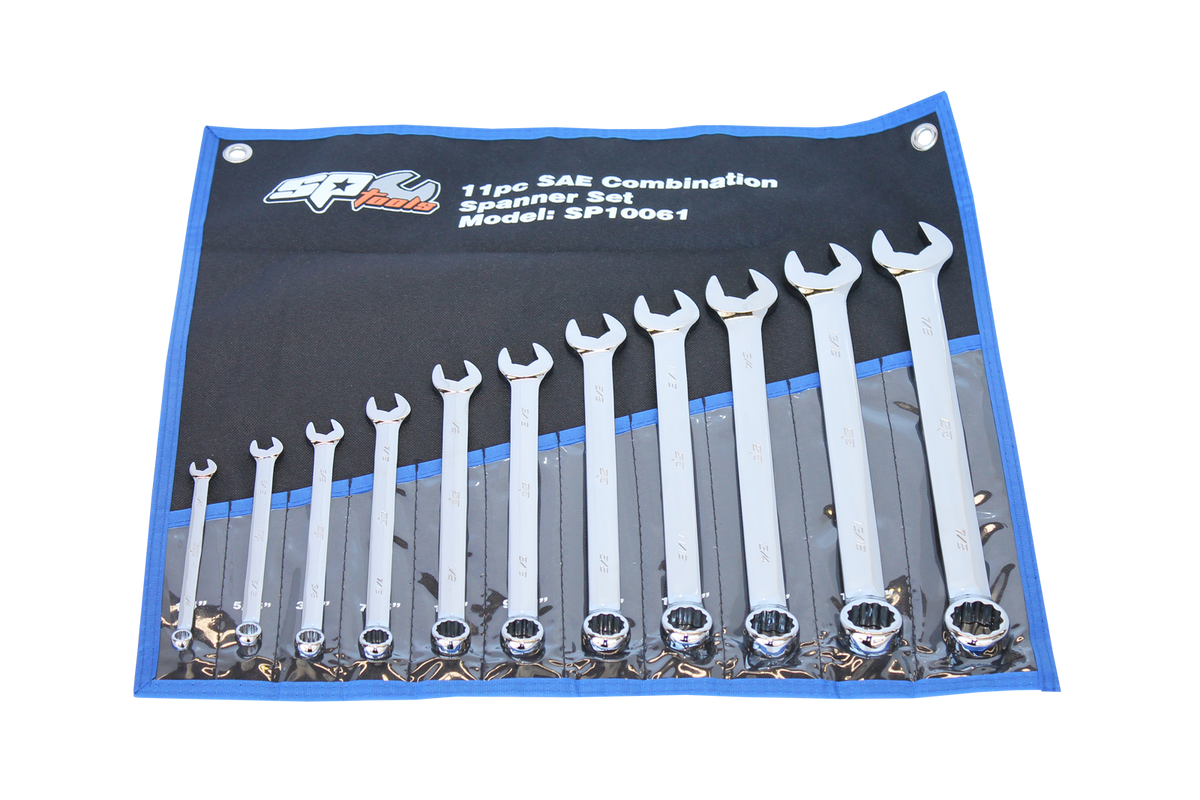 Combination Spanner Set ROE SAE SP Tools 11 PieceP10061