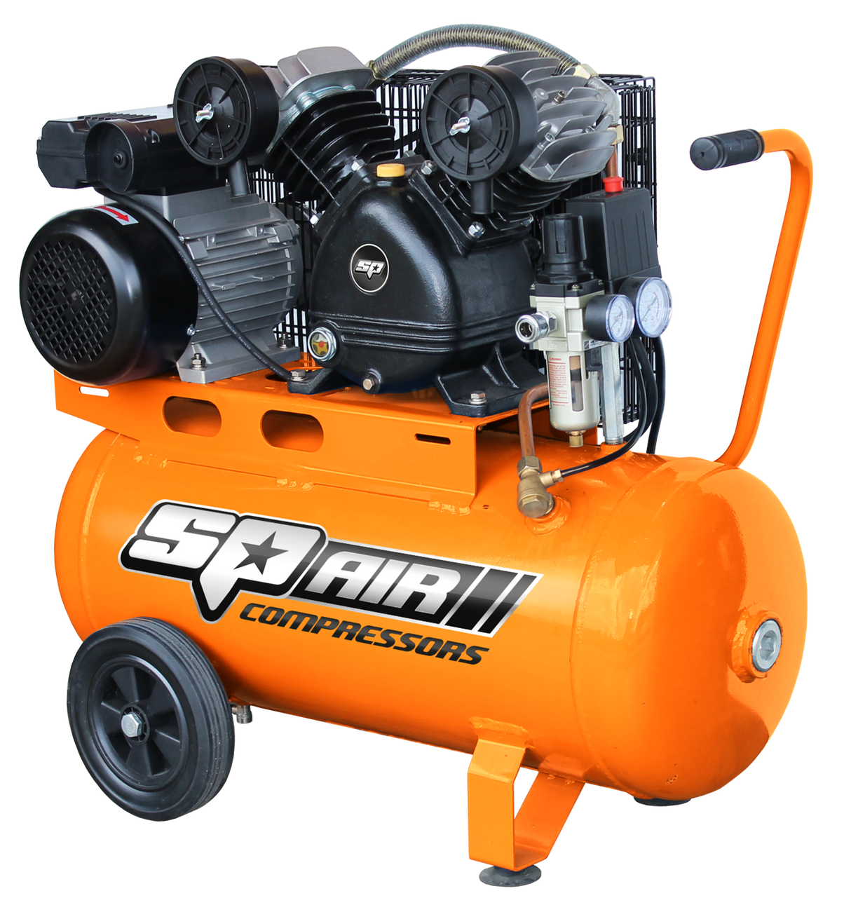 SP Tools Belt Drive Trade Cast 3HP 60ltr Comp 73Kg Ea. SP17