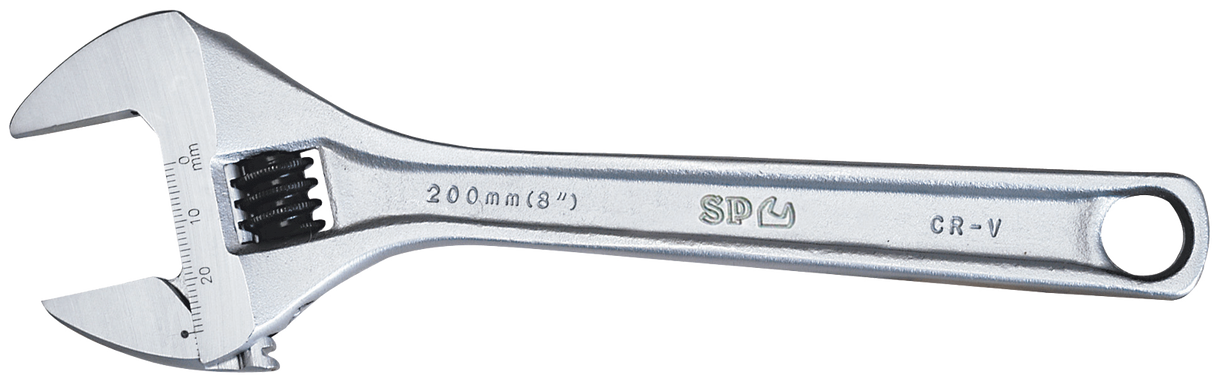 SP Tools Adjustable Wrench Premium 200mm Chrome SP18062