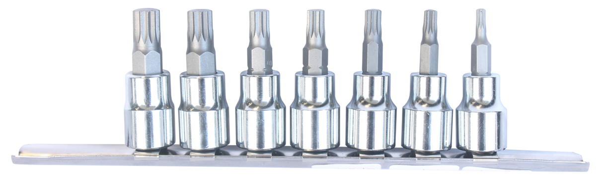 SP Tools 5 Piece 3/8" Drive 48mm Spline Bit Socket rail SP20543