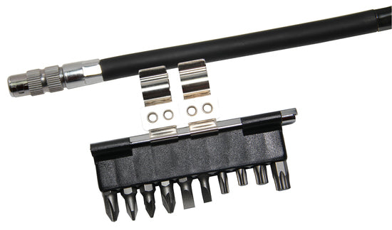 Hose Clamp Screw Driver Bit Set 11 Piece Half Flexible Shaft SP Tools SP30861