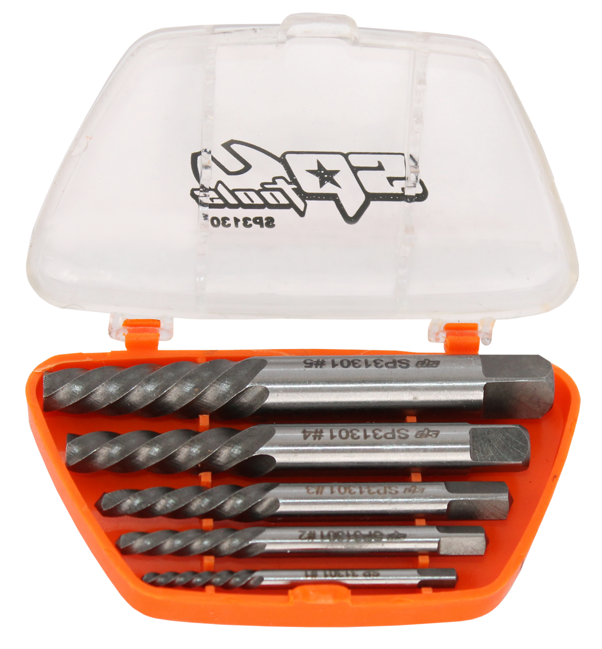 SP Tools Screw Extractor 5 Piece " Spiral" Set SP31301