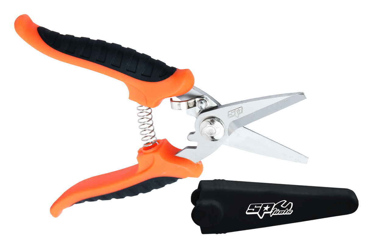 Industrial Shears/ Scissors workshop Cutters with safety Tip blades SP Tools SP32266 Heavy Duty