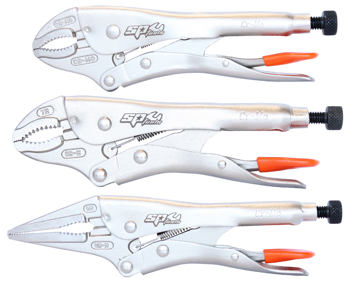SP Tools Plier 3 Pieces Set Locking Pliers SP32926
