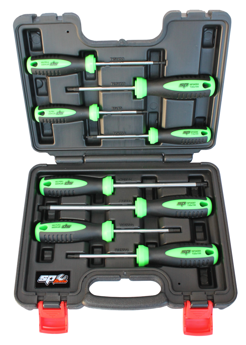 SP Tools Screw Driver Torx Kit 8 Piece SP34050 The Car Parts Shop