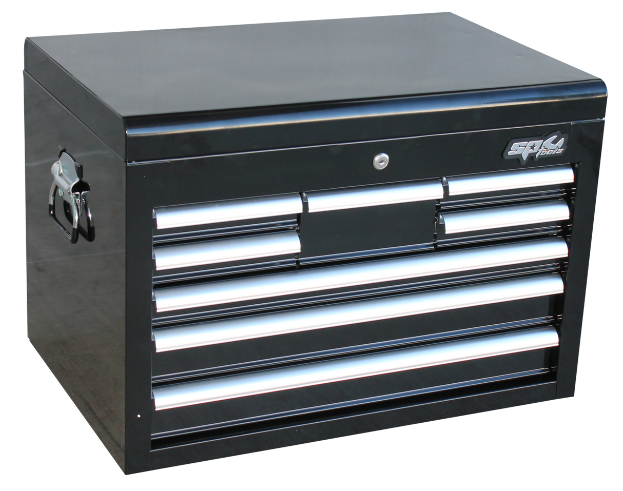 SP Tools Tool Box Black Custom 8 Drawer SP40103