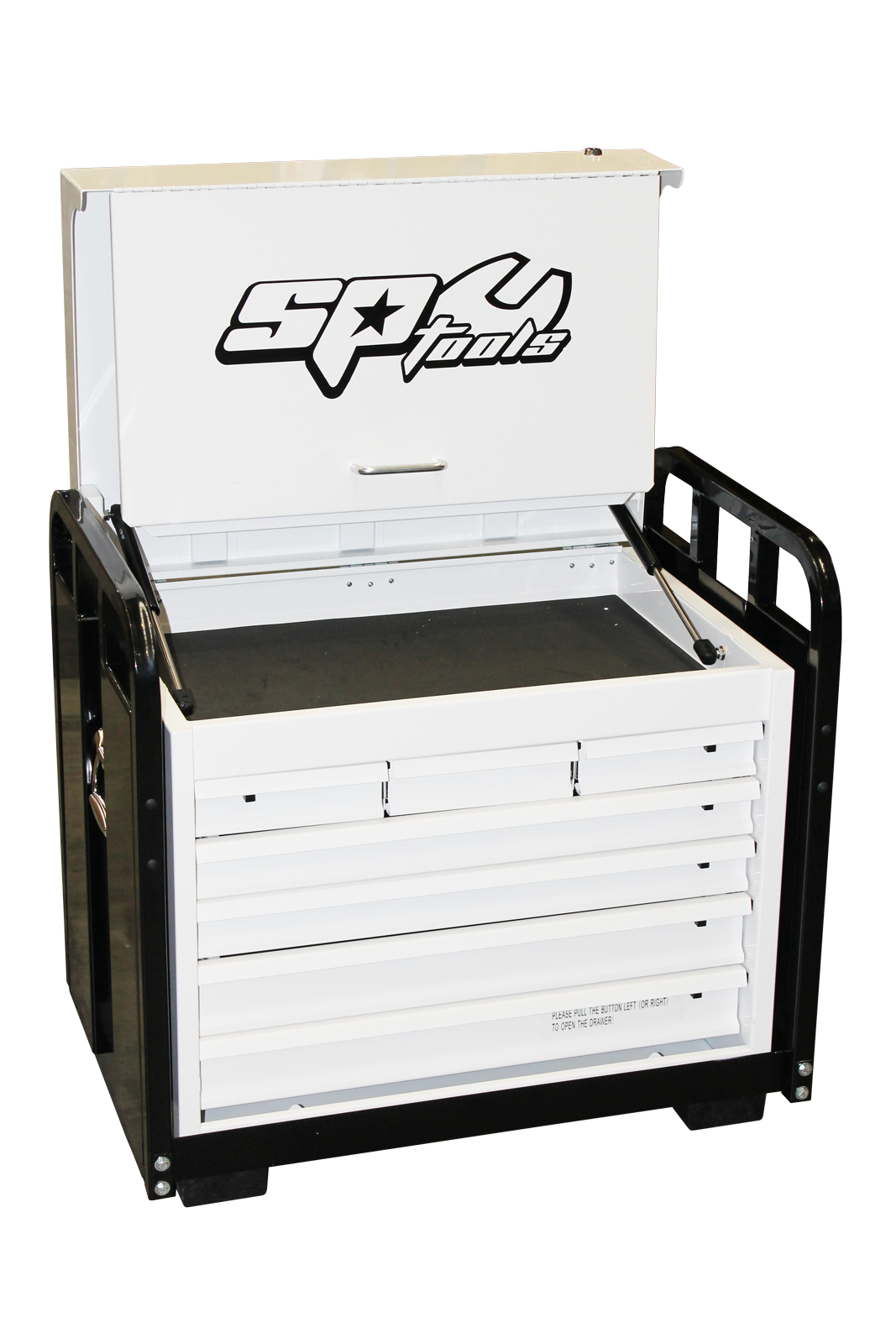 SP Tools Tool Box Black/ White Heavy Duty Off Road Filekd Service 7 Drawer SP40317