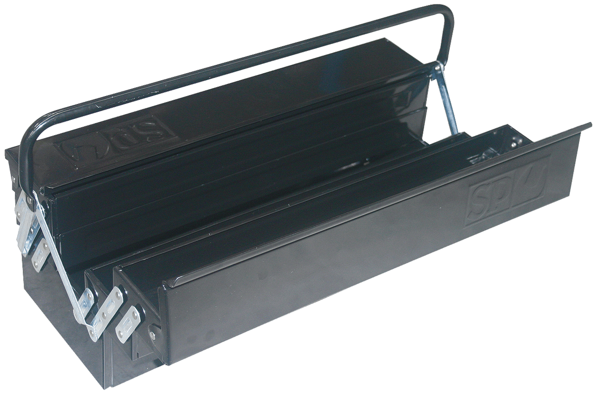 SP Tools Tool Box Black Custom Cantilever 5 Tray SP40325 The Car