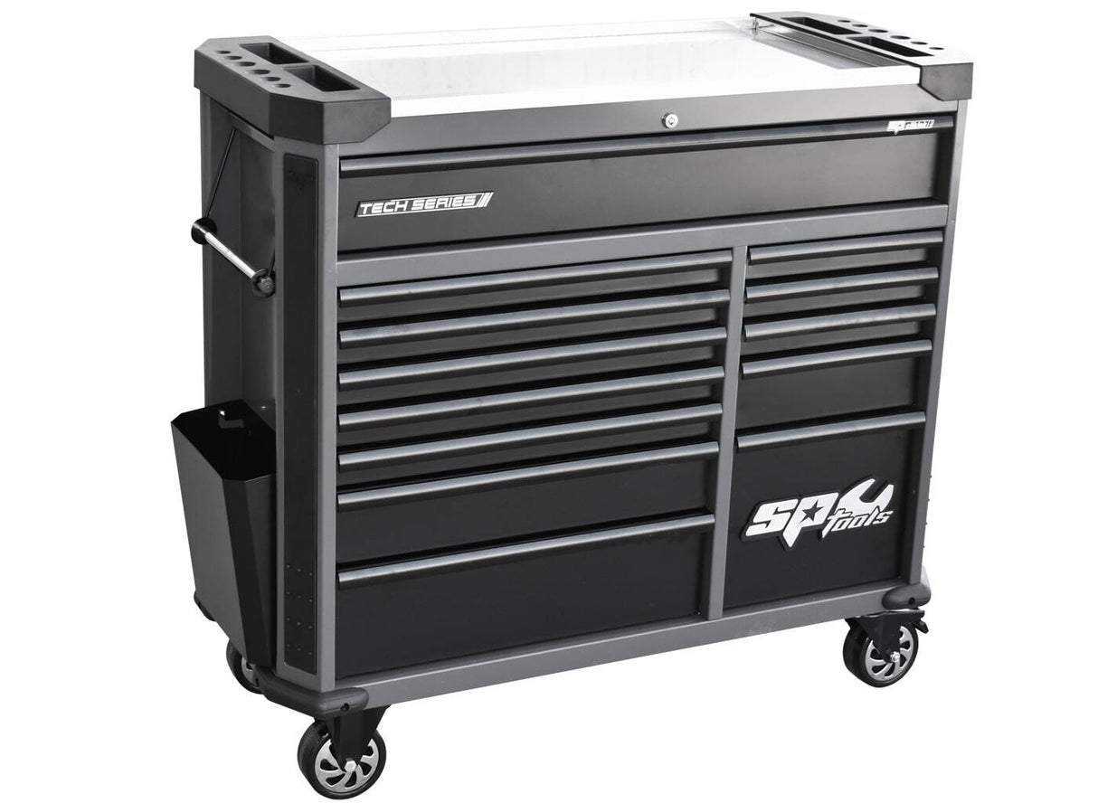 SP Tools Roller Tool Cabinet 13 Drawer Black Diamond Tech Series SP42355D