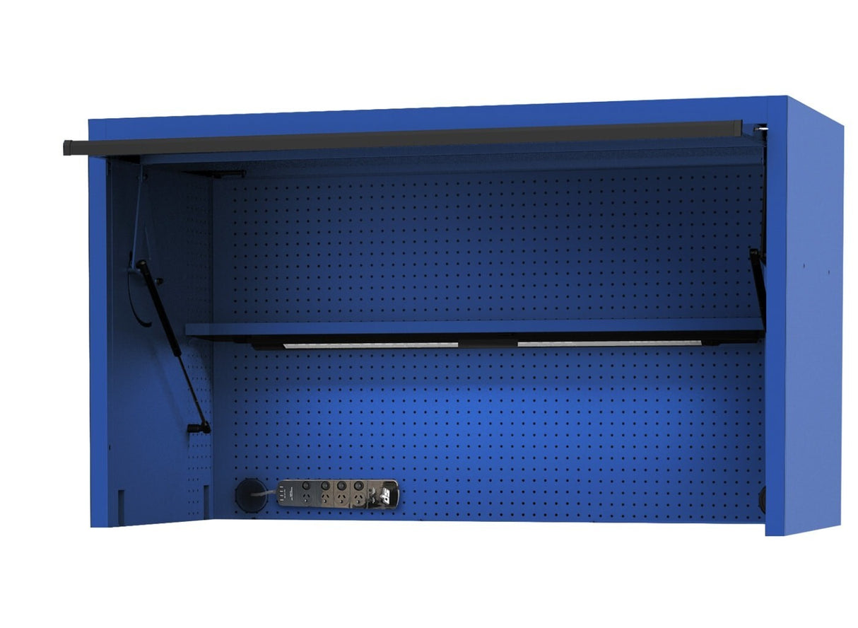 SP Tools USA Sumo Series 59" Top Hutch for Tool Cabinet SP44730BL Blue/ Black