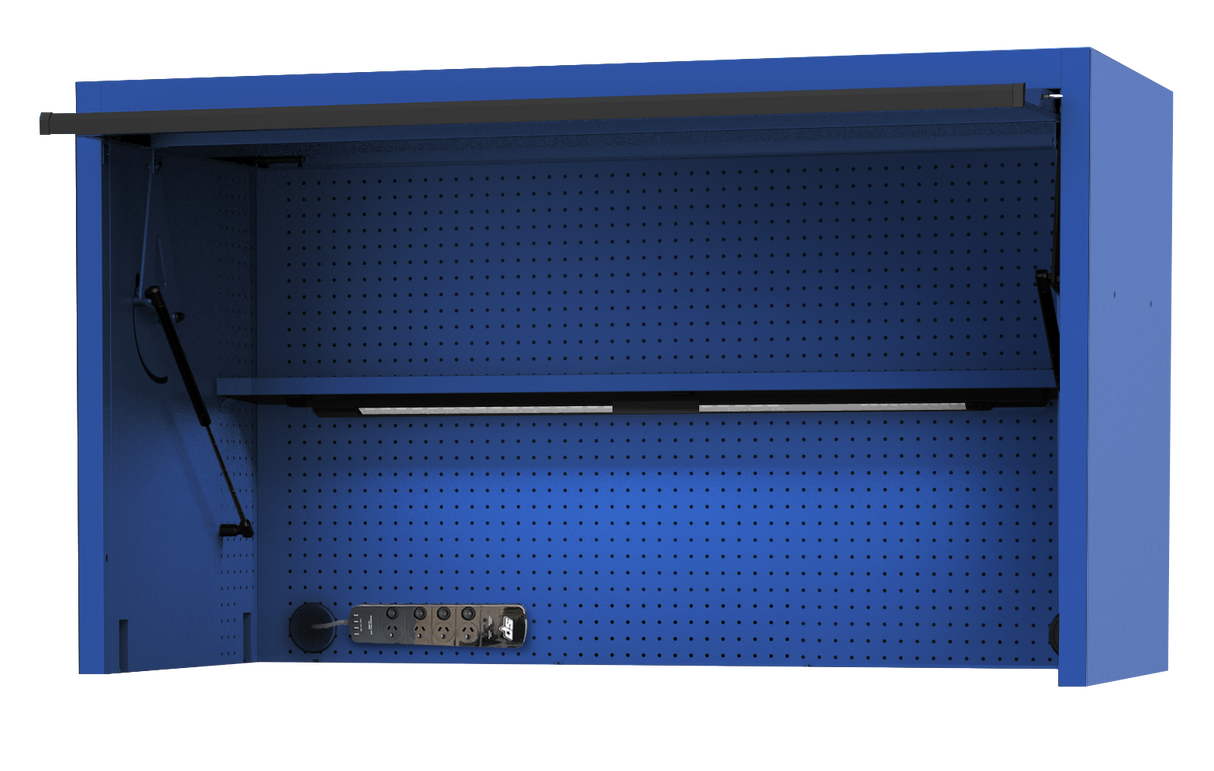 SP Tools USA Sumo Series 59" Top Hutch for Tool Cabinet SP44730BL Blue/ Black