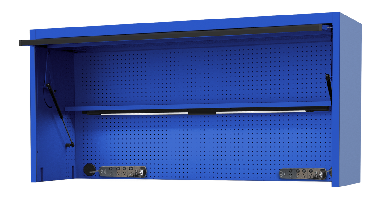 SP Tools USA Sumo Series 72" Top Hutch for Tool Cabinet SP44830BL Blue/ Black
