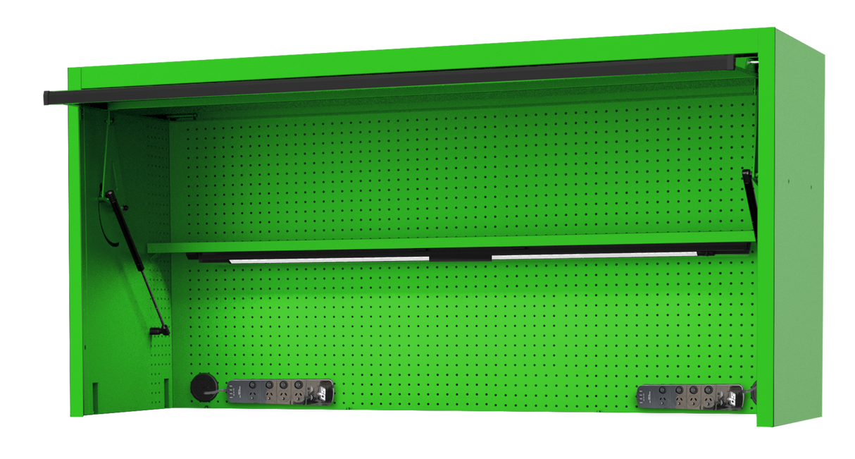 SP Tools USA Sumo Series 73" Top Hutch for Tool Cabinet SP44830G Green / Black