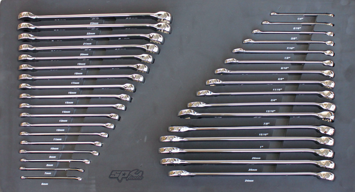 SP Tools Eva ToolKit 34 Piece Metric/SAE ROE Spanner SP50018