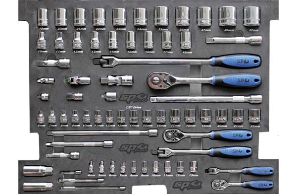 SP Tools Metric Tool Kit & Box 209PC Black Tech Series SP50033D
