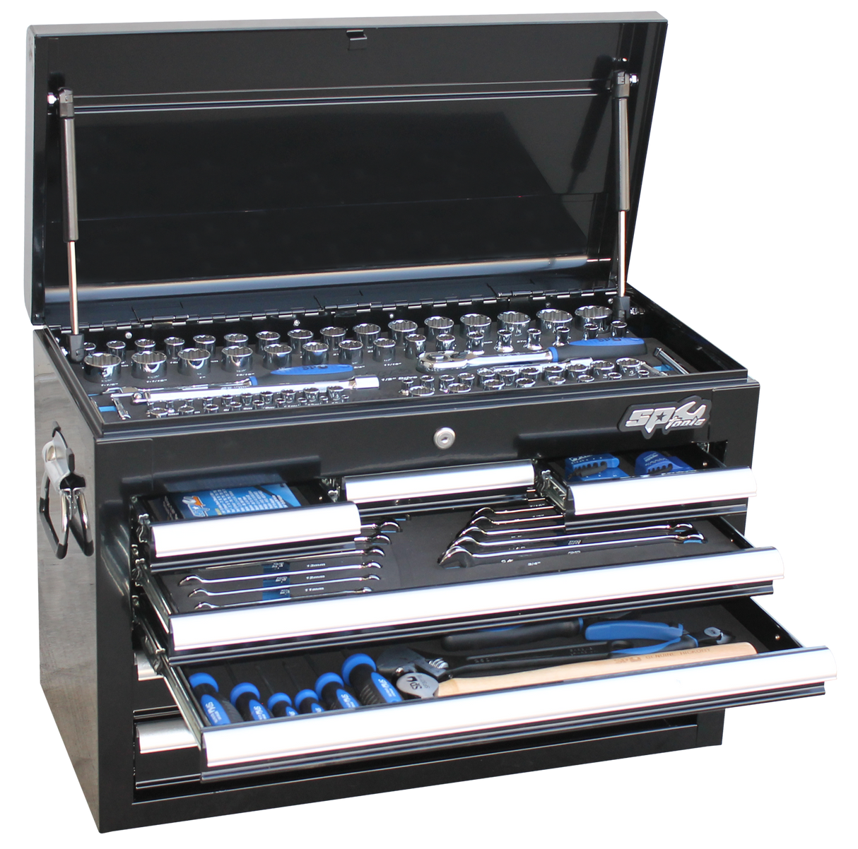 SP Tools Tool Kit 201 Piece Metric/SAE in Custom Box SP50099