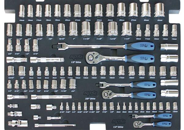 SP Tools ToolKit 377 Piece Metric/SAE - Black 15 Drawer Custom SP50110X including Bonus Tools