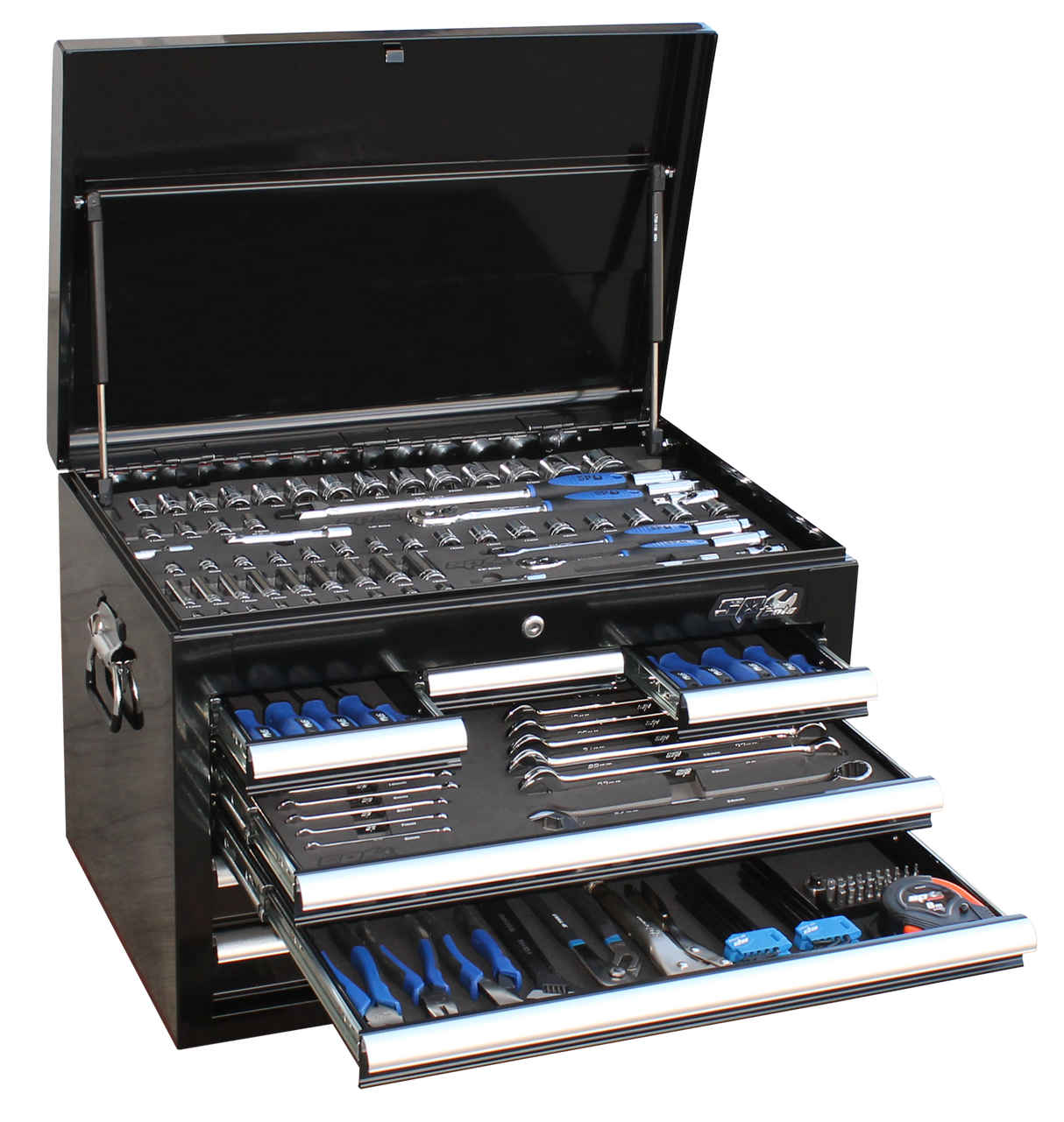 SP Tools ToolKit 201 Piece Metric - Black 7 Drawer Custom SP50120