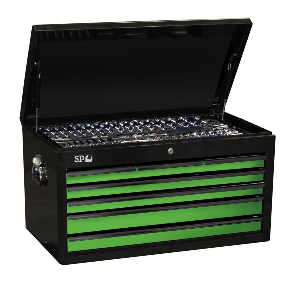 SP Tools Sumo Custom Series Tool Kit - 406PC - Metric/SAE - BLACK/GREEN SP50172