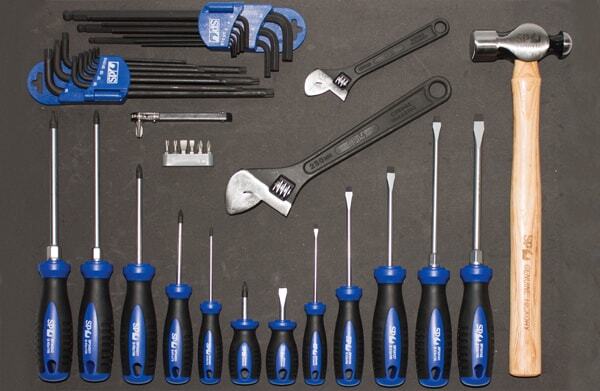 SP Tools Tool Kit 380Piece Metric/SAE - Black 7 Drive Heavy Duty Field Service SP50218