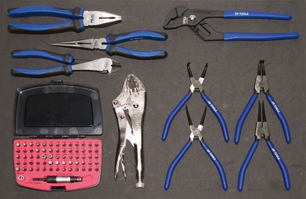 SP Tools Tool Kit 380Piece Metric/SAE - Black 7 Drive Heavy Duty Field Service SP50218