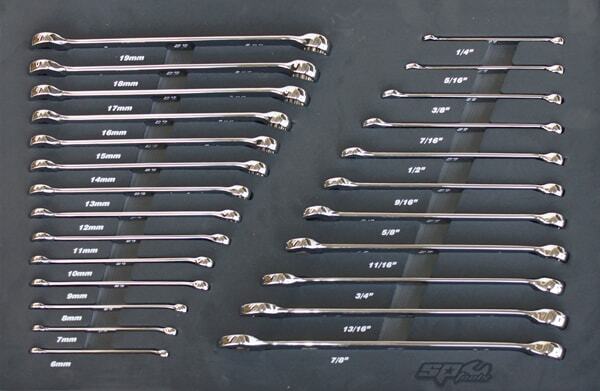 SP Tools Tool Kit 236 Piece Metric/SAE Black/Silver Custom Series With side Cabinet SP50626