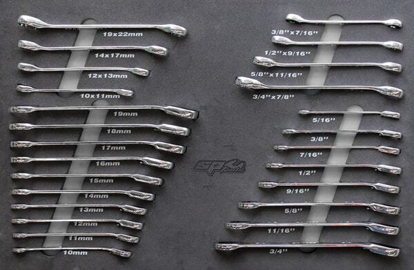 USA SUMO SERIES WORKSTATION TOOL KIT - 128" - METRIC/SAE - 708PC - BLUE/BLACK HANDLES