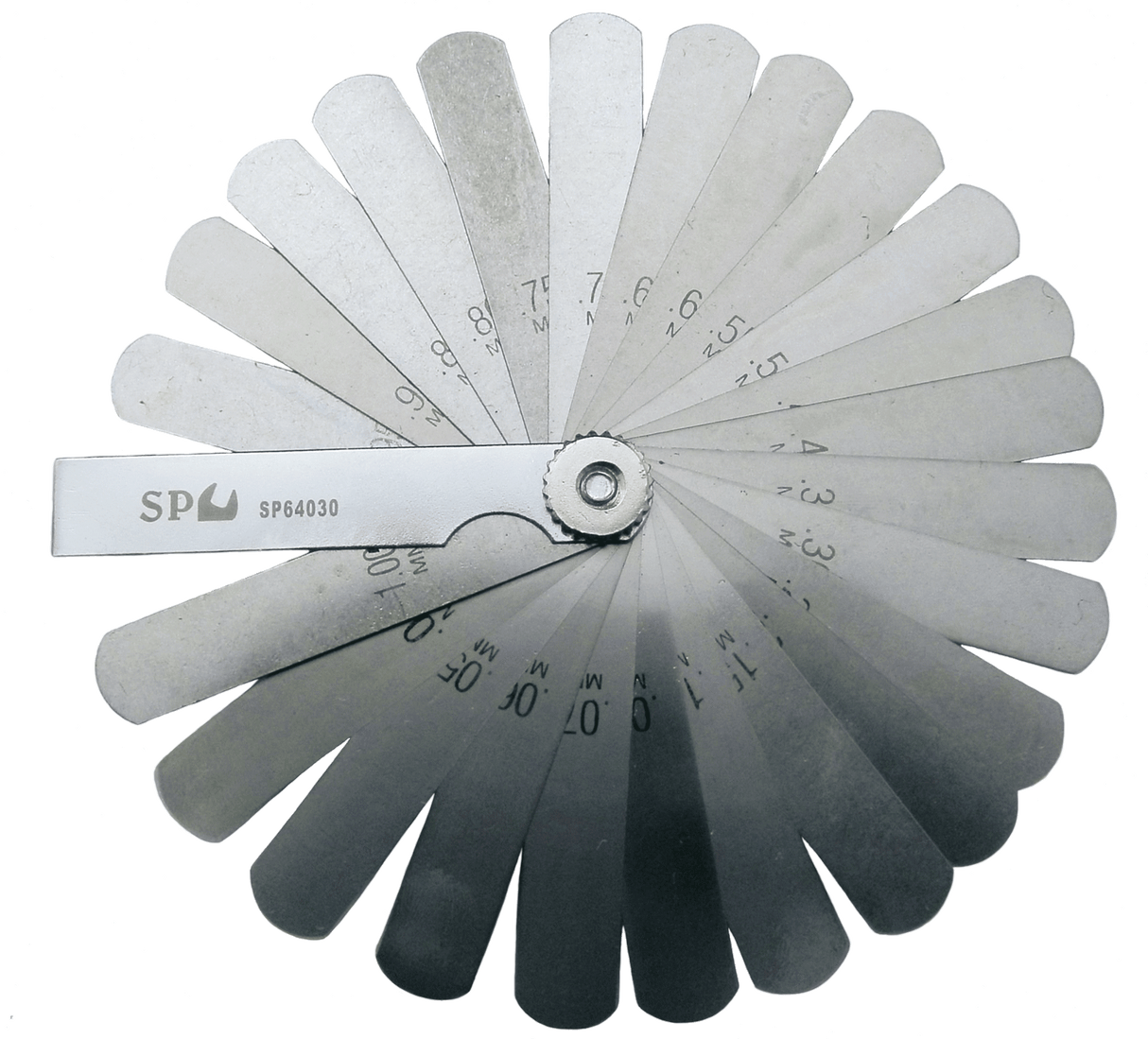 Feeler Gauge 25 Piece Metric feeler Set -3" Type a SP Tools SP64030