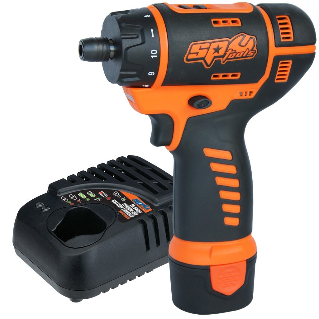 SP Tools Mini Screwdriver electric 12V 2 Speed SP81210 (Includes 2Ah Battery & Charger)