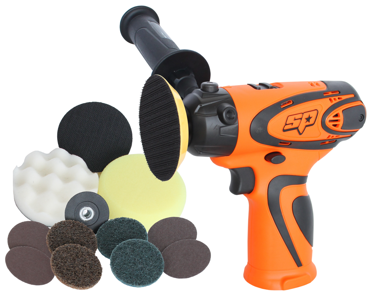 SP Tools Cordless 16Vsp Mini Sander/Polisher (Skin Only) SP81356BU