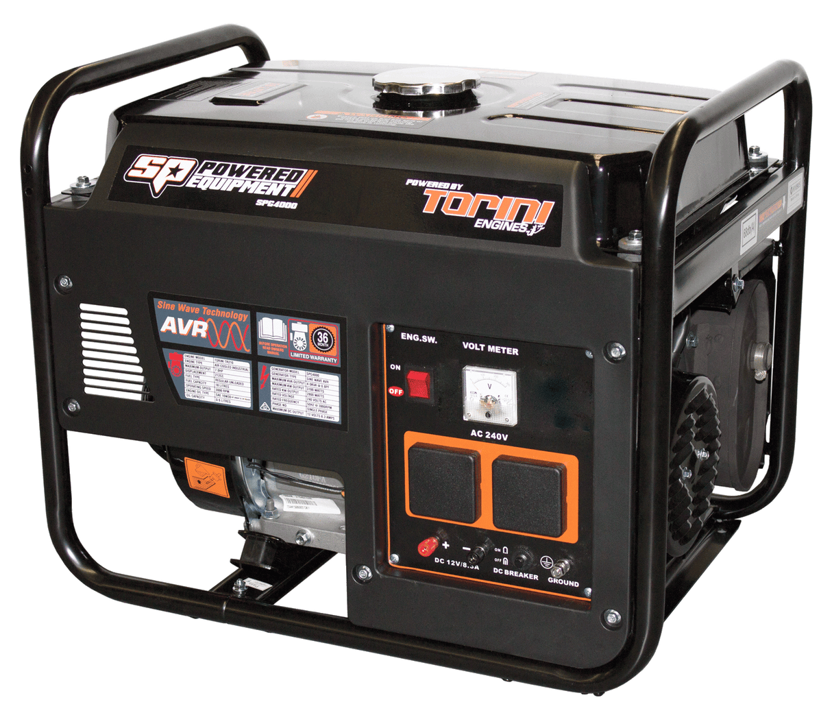 SP Tools Generator Pure Sine Wave 7HP 4kva SPG4000