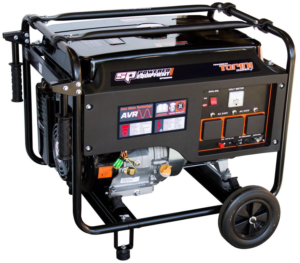 SP Tools Generator Pure Sine Wave 15HP 8.1kva Electric Start SPG8100E