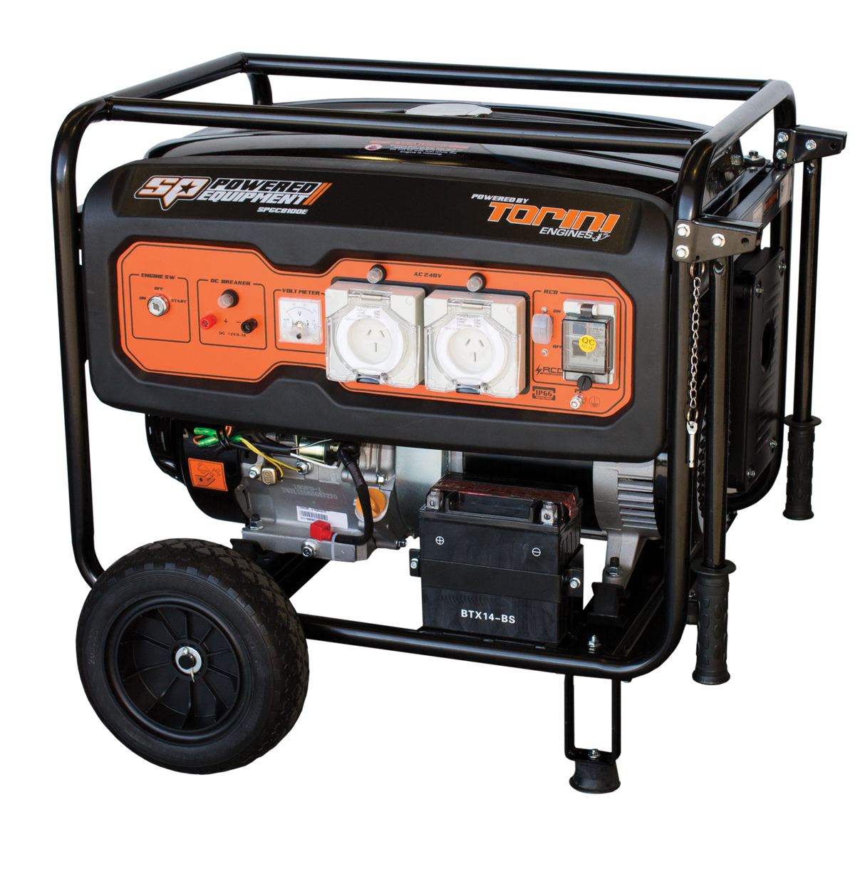 SP Tools 15HP - 8.1kva Construction Series Generator SPGC8100E