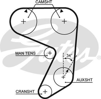 Timing Belt Gates T019