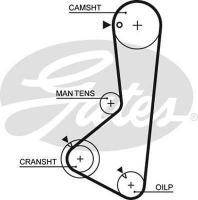 Timing Belt Gates T155
