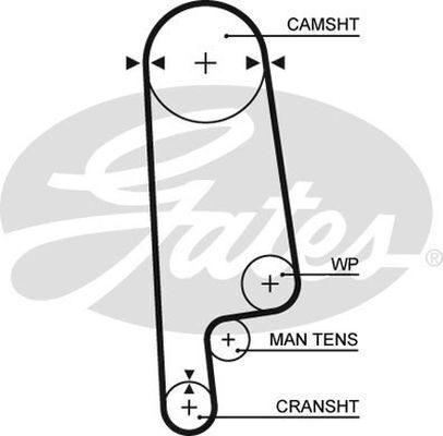Timing Belt Gates T161