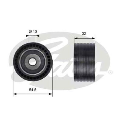 Timing Belt Idler Gates T41237 for Renault Scenic Wagon JA, RX44 2.0 Petrol F4R.740/4