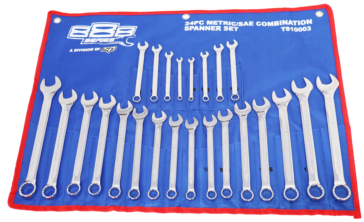 SP Tools Spanner Set ROE Metric/SAE 24 Piece T810003