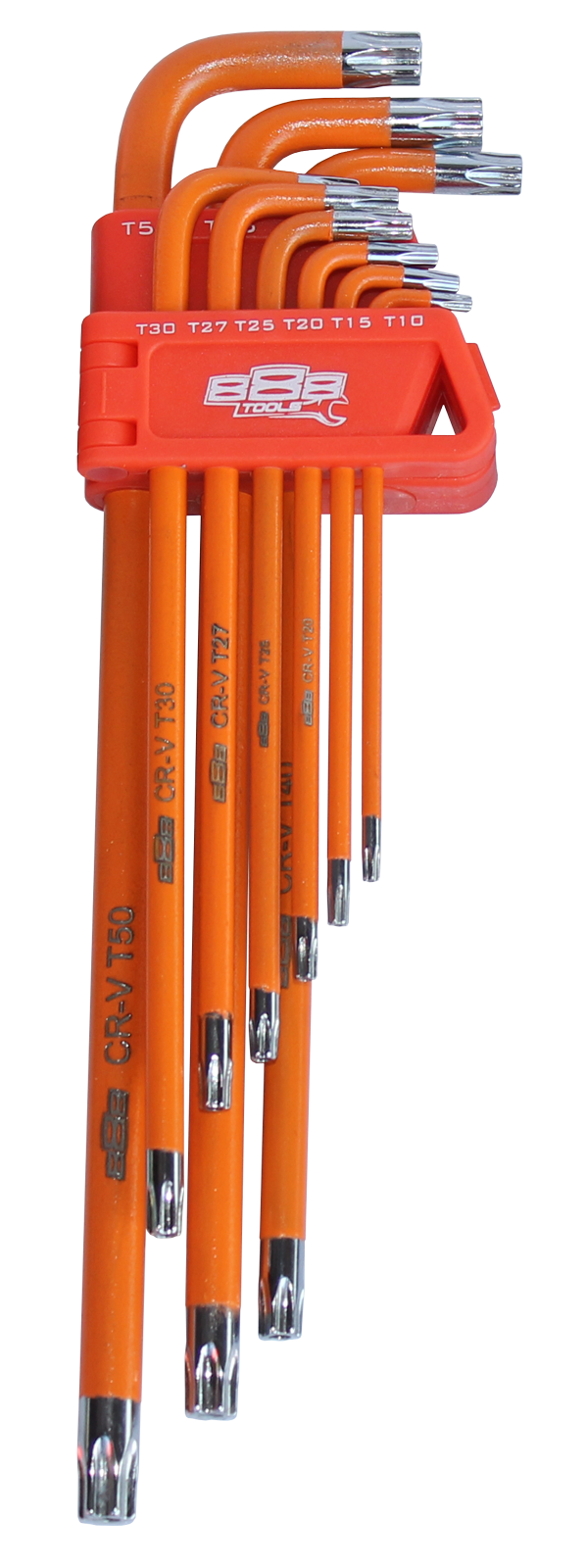 SP Tools Keys Set 9 Piece ToRX TAMPERPROOF Ball Drive Hex (Orange) T834518