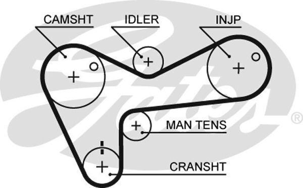 Timing Belt Gates T966