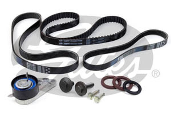 Timing Belt Kit Gates TCKSF1086 For FORD FIESTA 2004-2008 Petrol WP WQ 1.6L