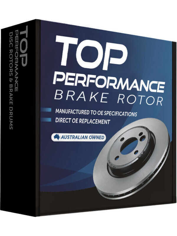 Brake Disc Rotor Drilled And Slotted S Pair Top Performance TD42102XSP