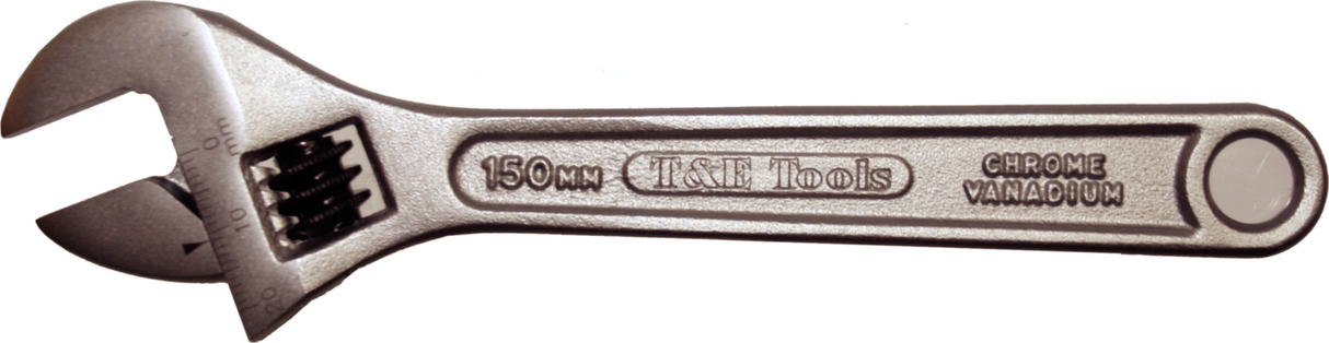 6" Super-Satin Adjustable Wrench T&E Tools 10206