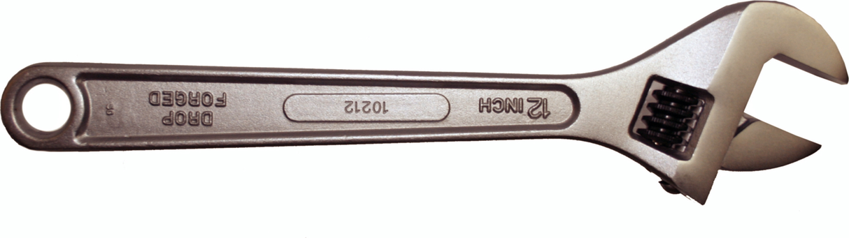 12" Super-Satin Adjustable Wrench T&E Tools 10212