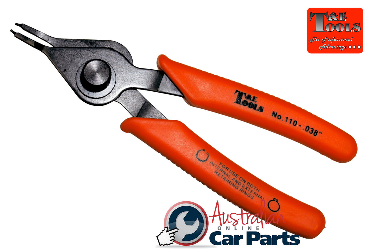 Straight Convertible Circlip Pliers Set T&E Tools 116