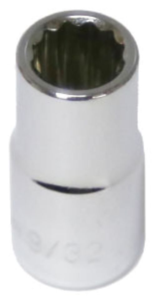 9/32" x 1/4"Drive 12 Point Socket T&E Tools 12309