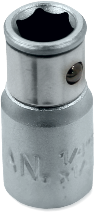 1/4" Hex x 1/4" Square Drive Adaptor Bit Holder T&E Tools 12808