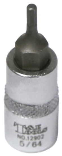 5/64" x 1/4"Dr. In-Hex Socket 35mm L T&E Tools 12902