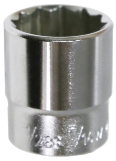 7/16" x 3/8" Drive 12 Point Standard Socket T&E Tools 13014W